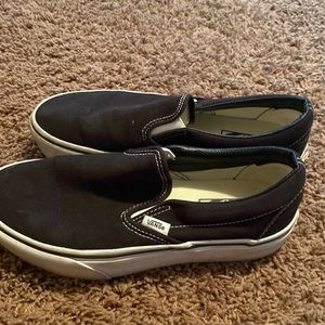 Black and white Vans